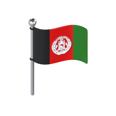 Afghanistan Flag 3D Model 3D Graphic