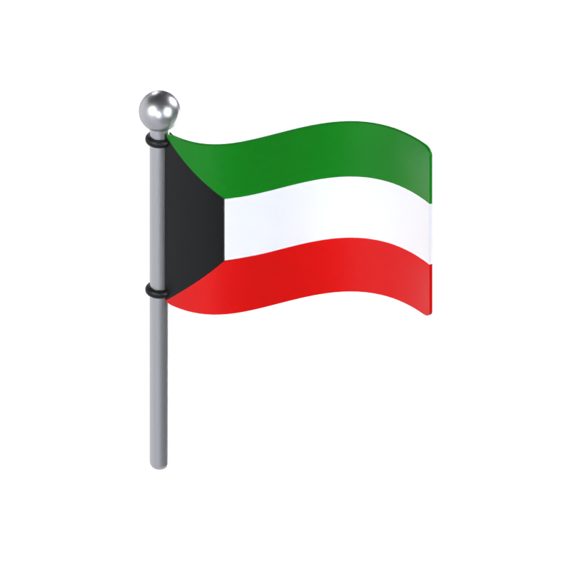 Palestine Flag 3D Model