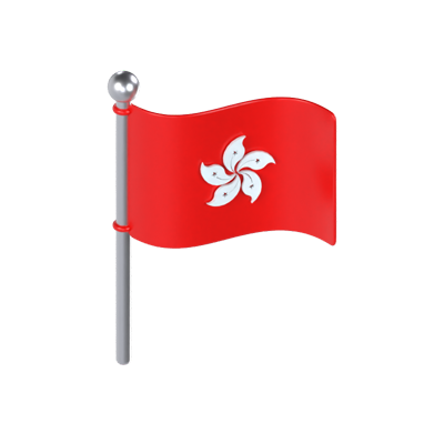 Hongkong Flag 3D Model 3D Graphic