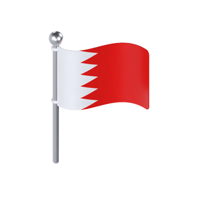 Bahrain Flag 3D Model 3D Graphic