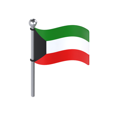 Kuwait Flag 3D Model 3D Graphic