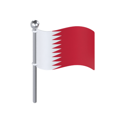 Qatar Flag 3D Model 3D Graphic