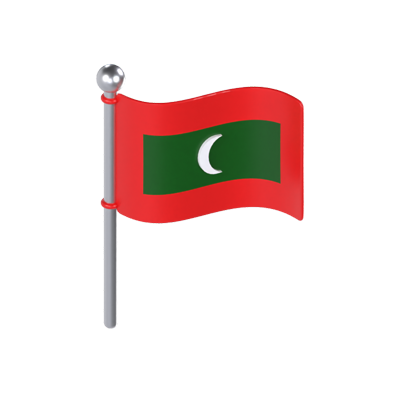 Maldives Flag 3D Model 3D Graphic
