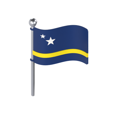 Curacao Flag 3D Model 3D Graphic