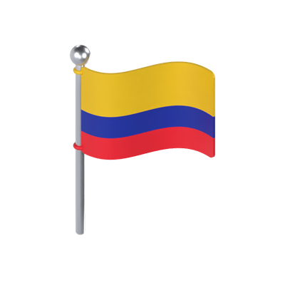 Colombia Flag 3D Model 3D Graphic