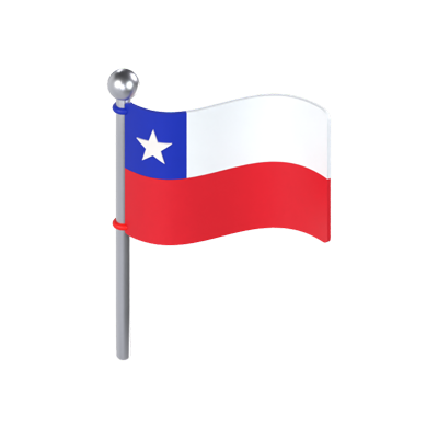 Chile Flag 3D Model 3D Graphic
