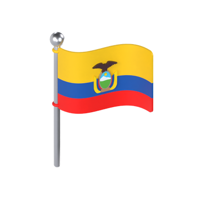 Ecuador Flag 3D Model 3D Graphic