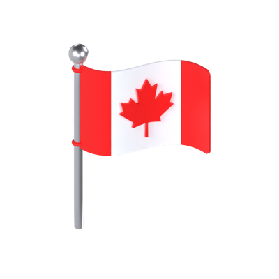 Canada Flag 3D Model 3D Graphic