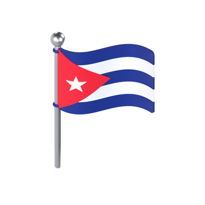 Cuba Flag 3D Model 3D Graphic