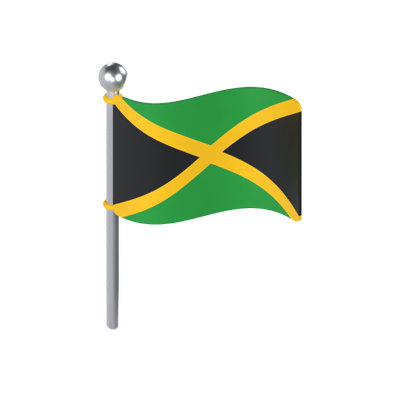 Jamaica Flag 3D Model 3D Graphic
