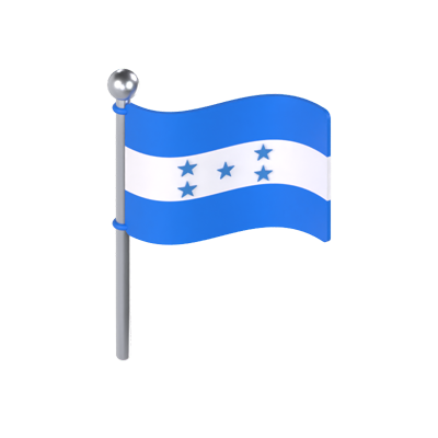 Honduras Flag 3D Model 3D Graphic