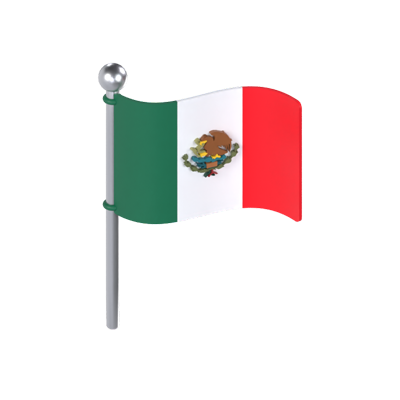 Mexico Flag 3D Model 3D Graphic