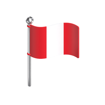 Peru Flag 3D Model 3D Graphic