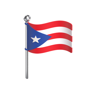 Puerto Rico Flag 3D Model 3D Graphic