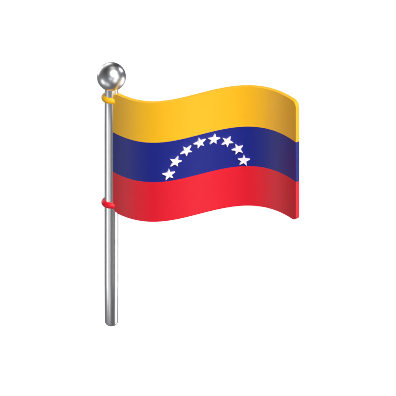 Venezuela Flag 3D Model 3D Graphic