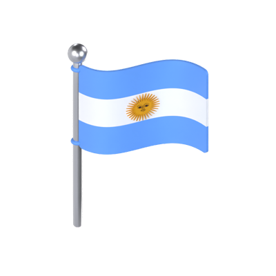 Argentina Flag 3D Model 3D Graphic