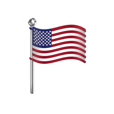 USA Flag 3D Model 3D Graphic