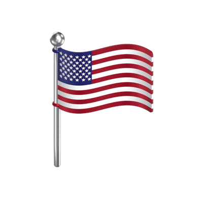 usa flagge 3d modell 3D Graphic