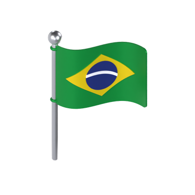 Brazil Flag 3D Model 3D Graphic