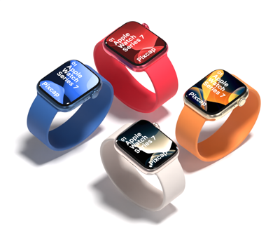 Isometric Apple Smart Watch Isometric 3D Animated Icon 3D Template