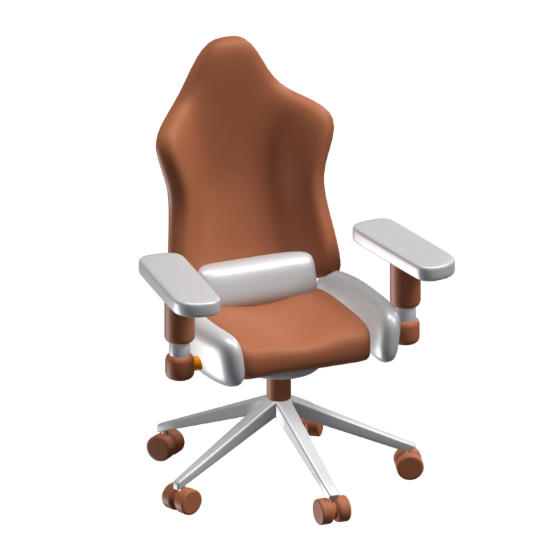 Gaming Chair 3D Icon Model