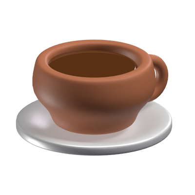 A Cup Of Coffee 3D Icon 3D Graphic