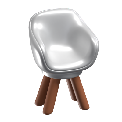 Arm Chair 3D Icon Model 3D Graphic