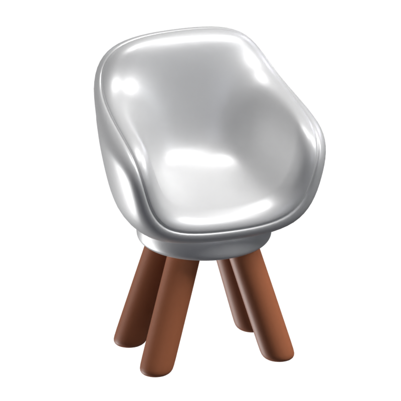 Arm Chair 3D Icon Model