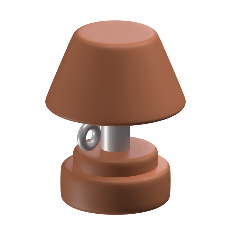 Stehlampe 3D-Symbol Modell 3D Graphic