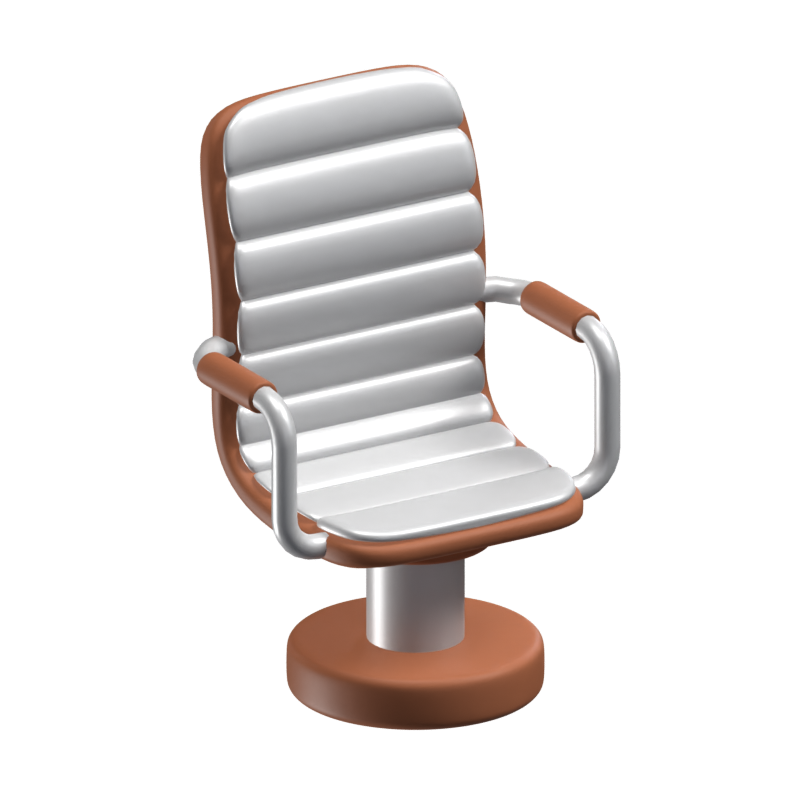 Silla de oficina Modelo Icono 3D 3D Graphic