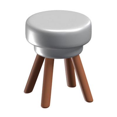 Stool 3D Icon Model 3D Graphic