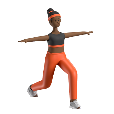 Joy Sport App 3D Character 3D Graphic
