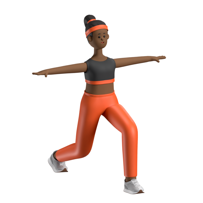 Joy Sport App 3D Character