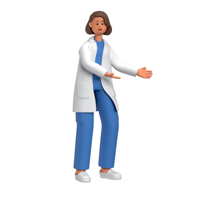 taylor healthcare app personaje 3d 3D Graphic