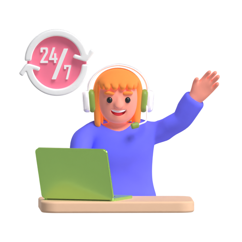 Customer Service 3D Model 3D Graphic