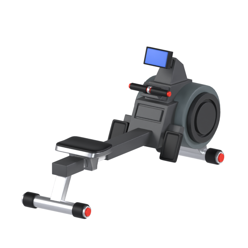 Rowing Machine 3D Model 3D Graphic