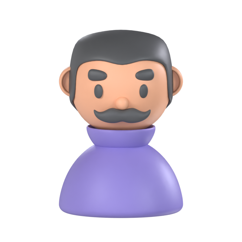 Papa 3D Modell 3D Graphic