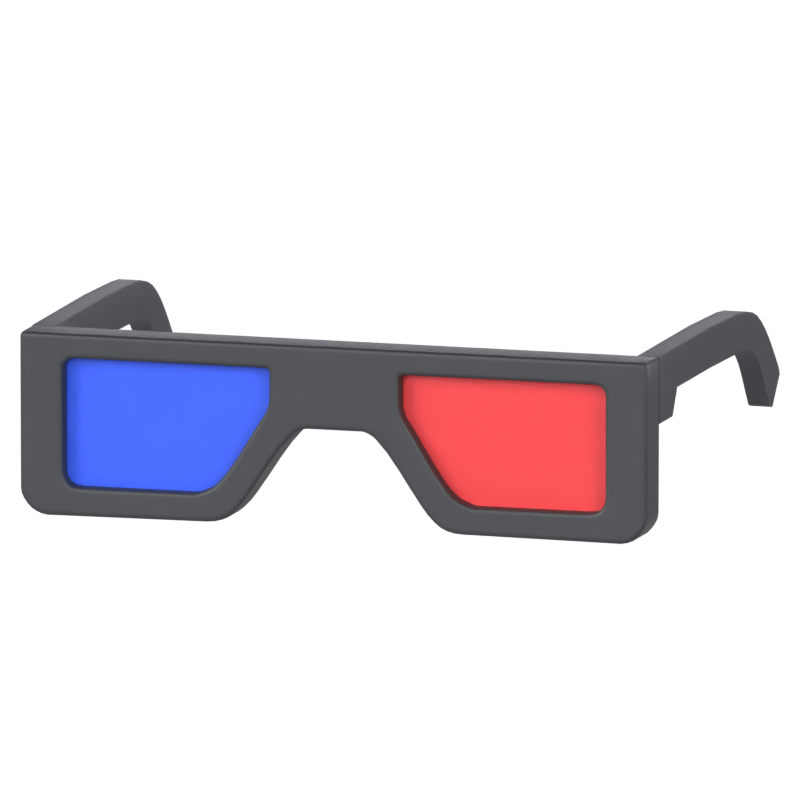 Gafas Modelo 3D 3D Graphic