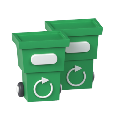 papelera de reciclaje modelo 3d 3D Graphic