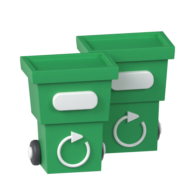 Recycle Bin 3D Model