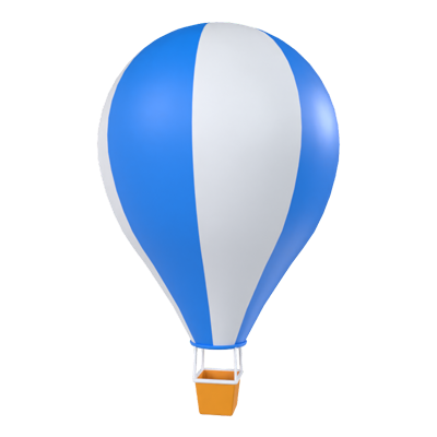 Hot Air Balloon 3D Model 3D Graphic