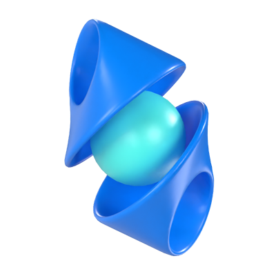 Cones Ball 3D Model 3D Graphic