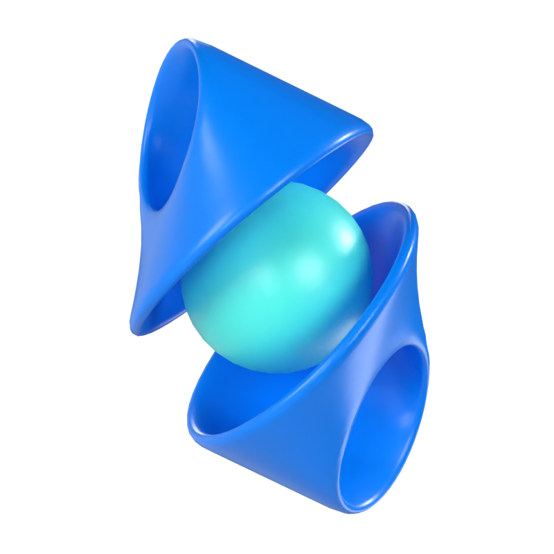 Cones Ball 3D Model 3D Graphic