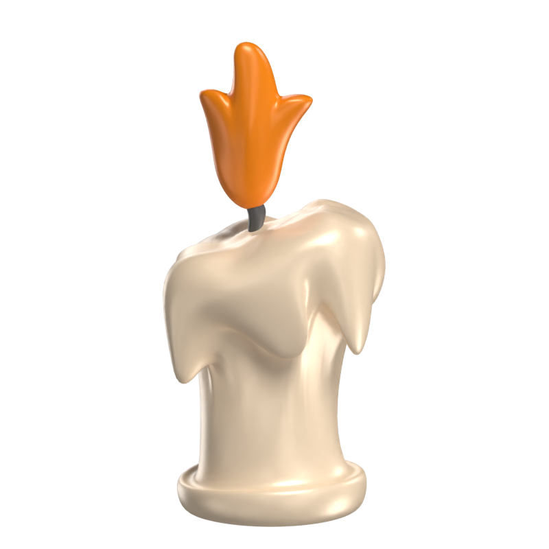 Candle 3D Model 3D Graphic