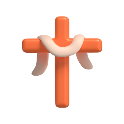 Christ Symbol With Rope 3D Model 3D Graphic