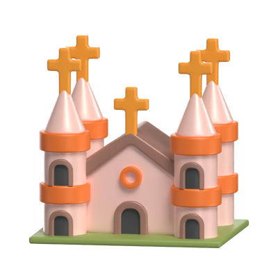 Church 3D Model 3D Graphic