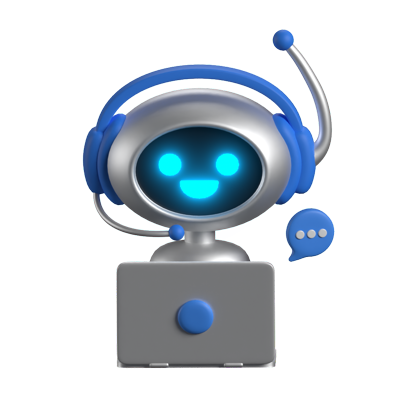Chatbot 3D Animated Icon 3D Graphic