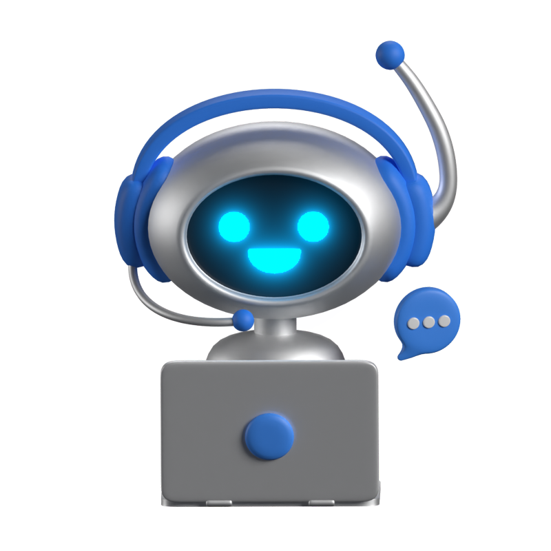 Chatbot Icono Animado 3D 3D Graphic