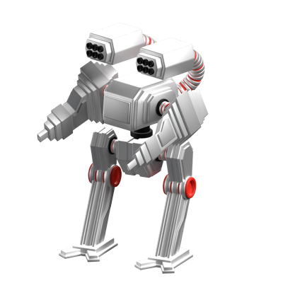 Fighter Robot 3D Animated Icon 3D Graphic