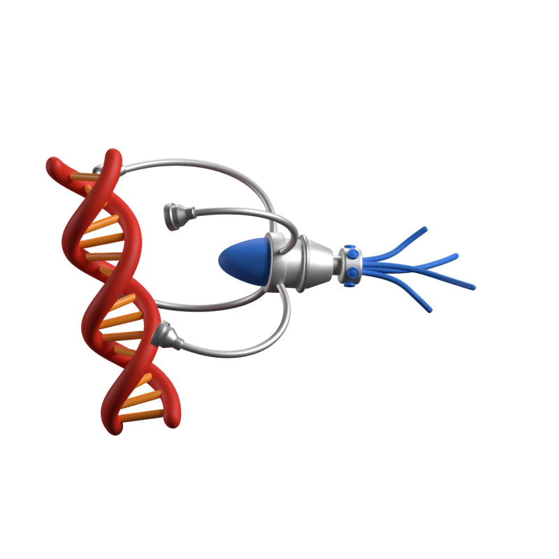 나노봇 3D 애니메이션 아이콘 3D Graphic